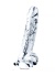 Vantuzlu Şeffaf Dildo 19 Cm