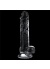 Vantuzlu Şeffaf Dildo 19 Cm