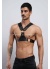 Erkek Göğüs Deri Harness Clubwear Partyear