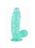 Sex Shop 26 cm Yeşil Renkli Realistik Dildo