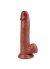 Seks Shop 20 cm Çok Satan Kahverengi Dildo