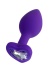 Censan Diamond Heart Anal Plug Mor 7 cm 18 g