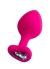 Censan Diamond Heart Anal Plug Pembe 8 cm