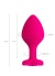 Censan Diamond Heart Anal Plug Pembe 8 cm