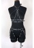 Deri Body Harness, Kadın Deri Fantezi Giyim - APFT1084