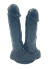 Seks Shop 21cm Siyah Çiftli Dildo