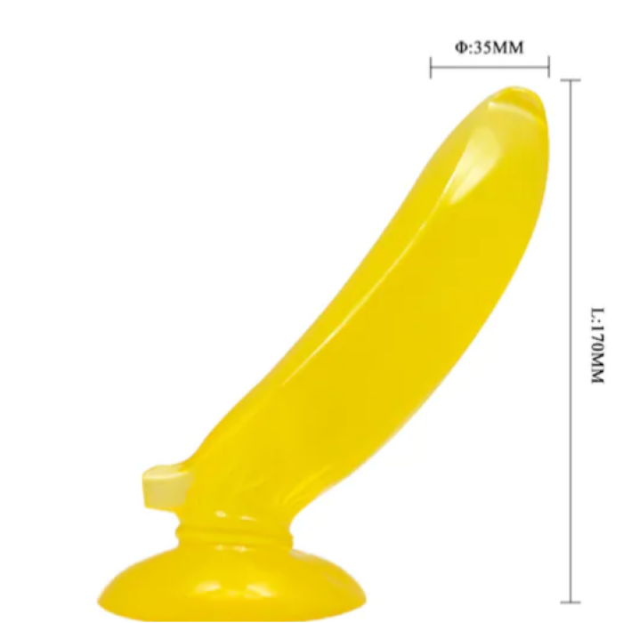 Passionate Fruit 17 Cm Güçlü Vantuzlu Jel Penis Dildo