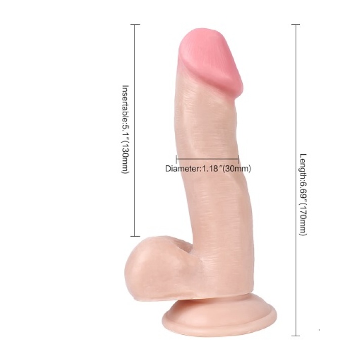 Et Dokusu 17 Cm Süper Realistik Penis