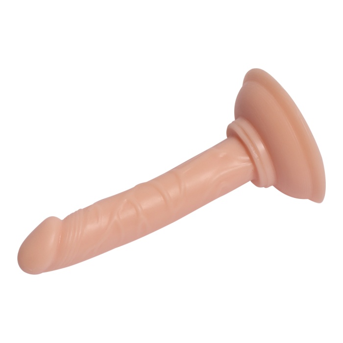 Vantuzlu Realistik 14 Cm Dildo Anal Plug Penis