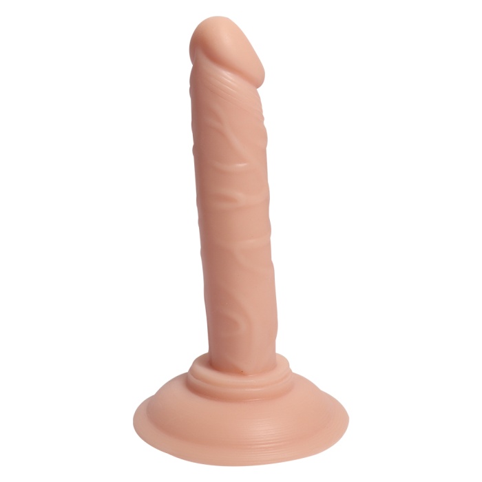 Vantuzlu Realistik 14 Cm Dildo Anal Plug Penis