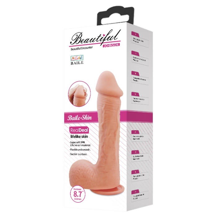 22 Cm Uzunluğun Ultra Soft Dokuda Realistik Penis