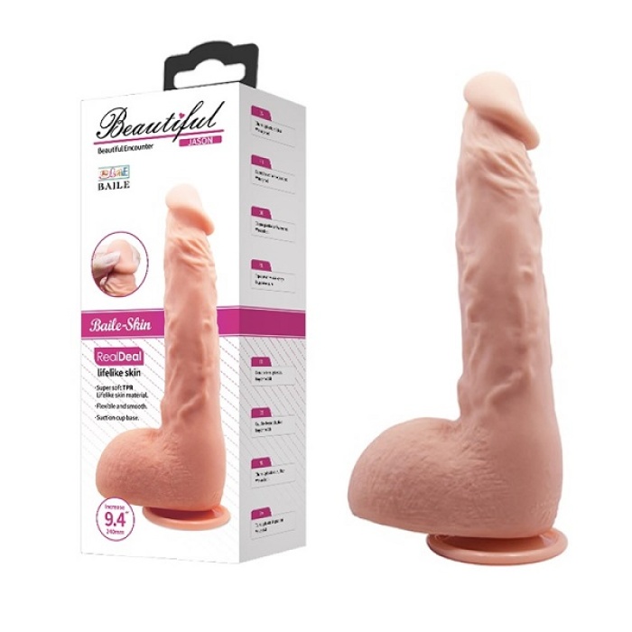 Ultra Soft Dokuda 24 Cm Realistik Penis Dildo