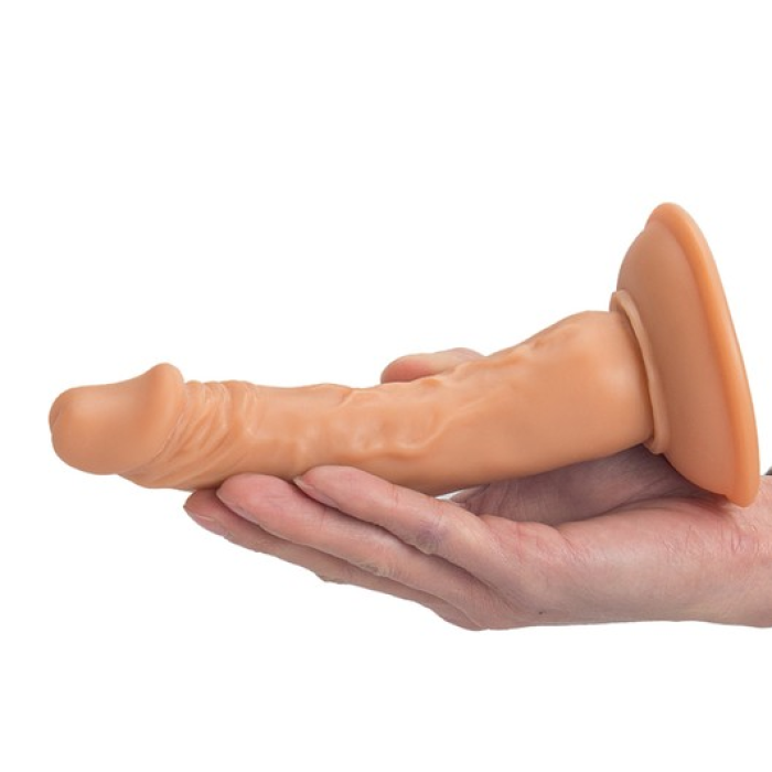 18 Cm Realistik Anal Ve Vajinal Dildo Vantuzlu