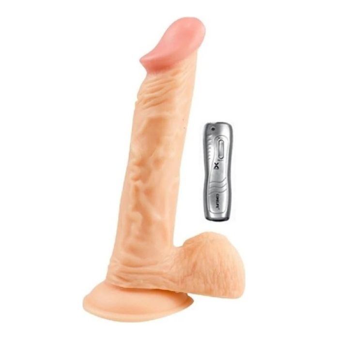 24 Cm Realistik  Vantuzlu Vibratör Penis