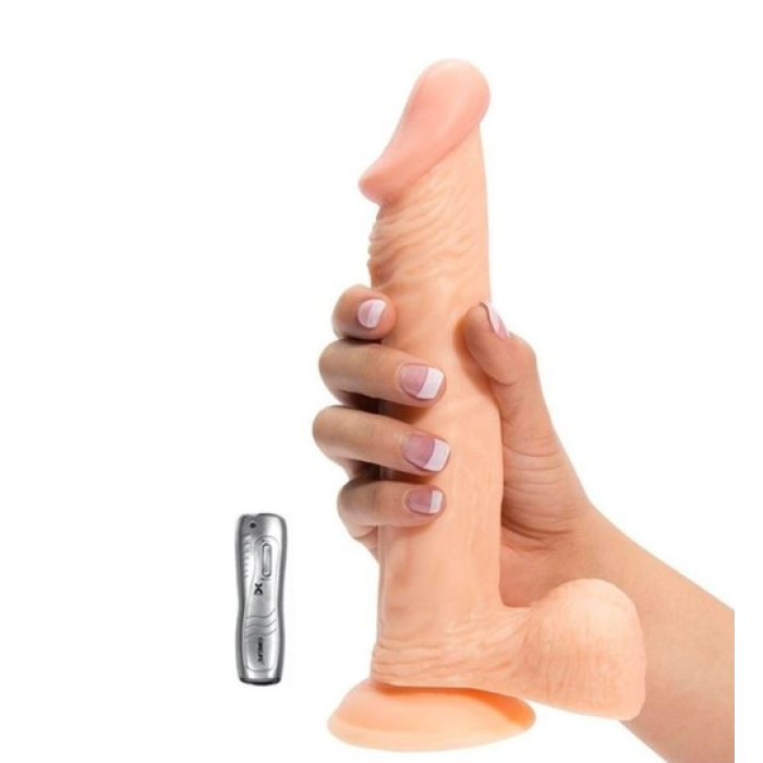 24 Cm Realistik  Vantuzlu Vibratör Penis