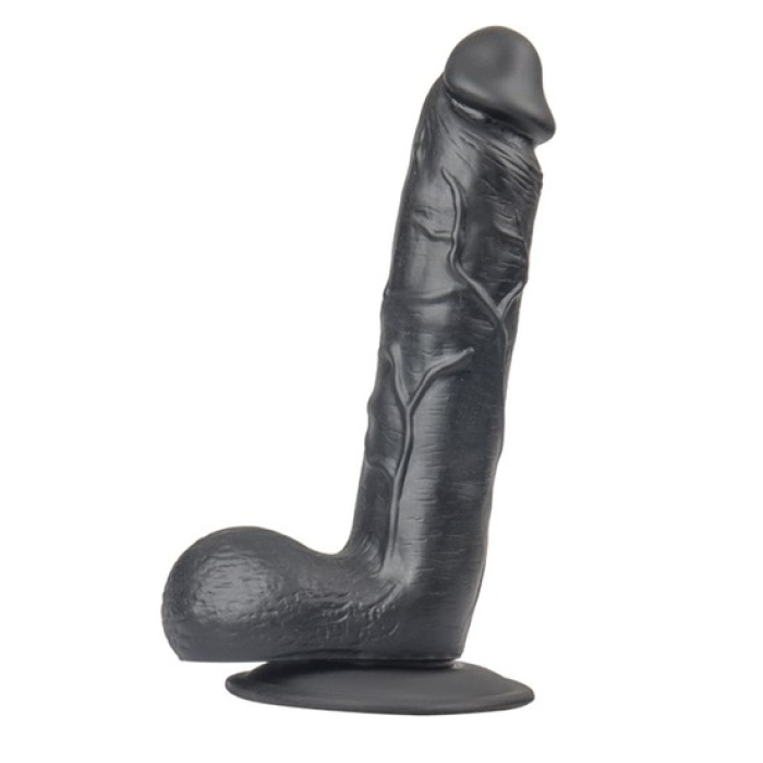 24 Cm Gerçekçi Realistik Titreşimli Zenci Penis Dildo