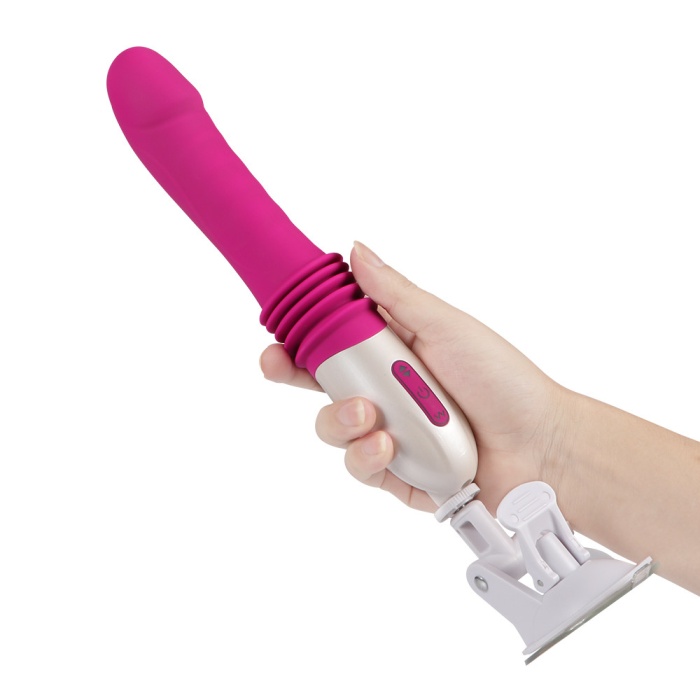 Usb Şarjlı Otomatik Sex Makinesi Vantuzlu Vibratör Dildo