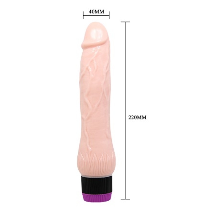 Titreşimli Gerçekçi 22 Cm Realistik Vibratör Penis Dildo