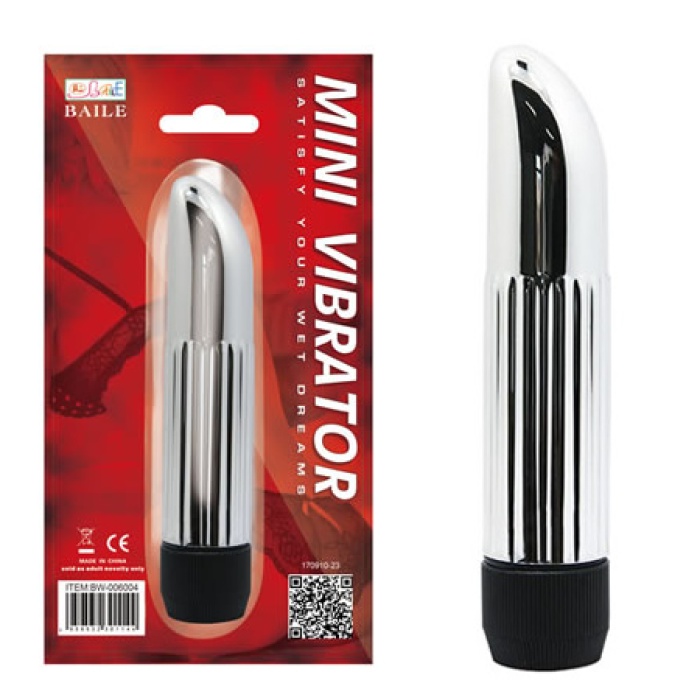 Titreşimli Metal Vajinal Anal Vibratör Dildo