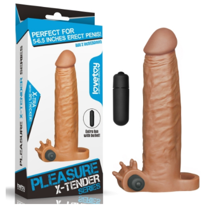 Seks Shop Titreşimli Uzatmalı Penis Kılıfı