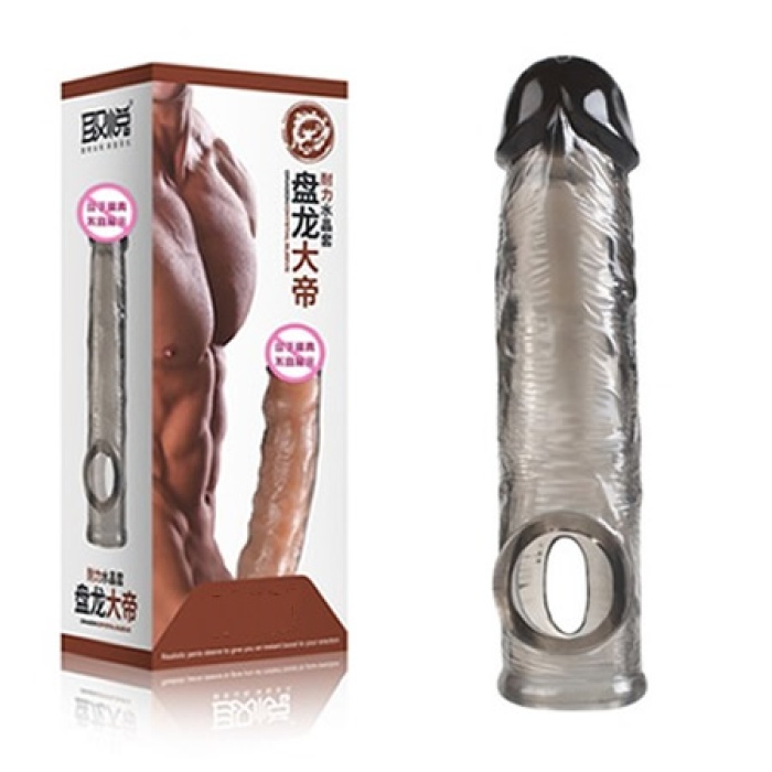 16 Cm Silikon Yapıda Zenci Penis Kılıfı