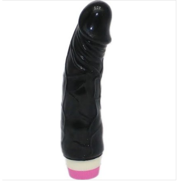 Waves 19 Cm Titreşimli Realistik Zenci Dildo Vibratör Penis