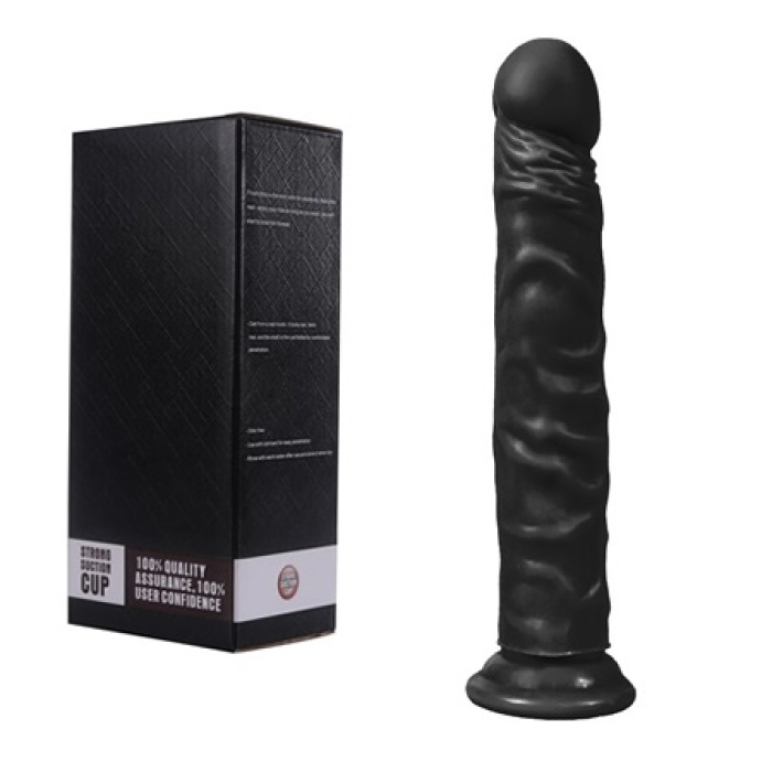 Et Dokusu Zenci Dildo Süper Realistik 24 CM