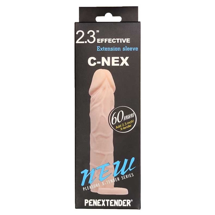 Penextender Açık Ten Renginde Penis Kılıfı 17.5 Cm