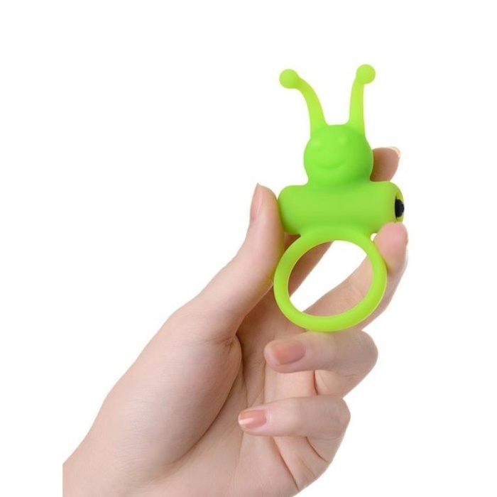 Flik Titreşimli Penis Halkası Yeşil 9.1 Cm