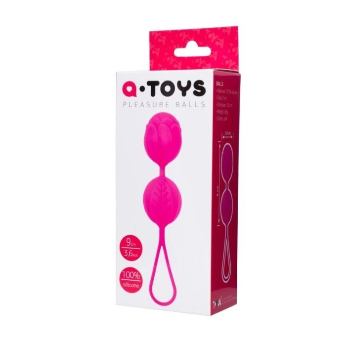 Flov Vajinal Topları Silikon Pembe 15 Cm