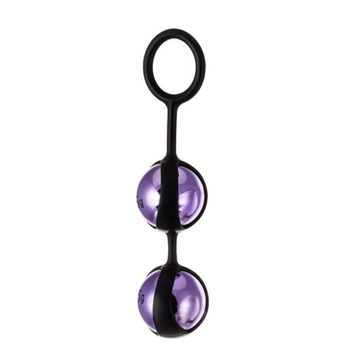 Vender Kegel Vajinal Topları Abs Plastik Mor 14.6 Cm