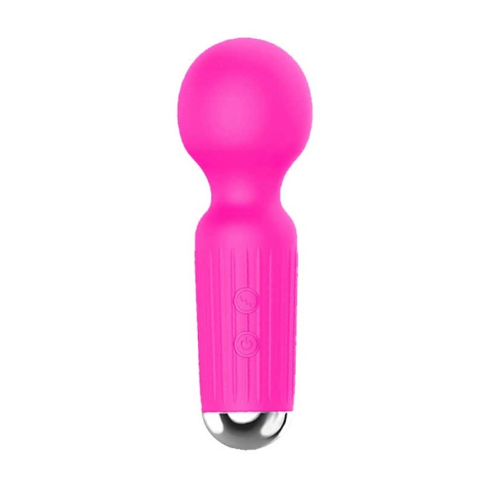 Mini Wand Masaj Vibratörü Pembe