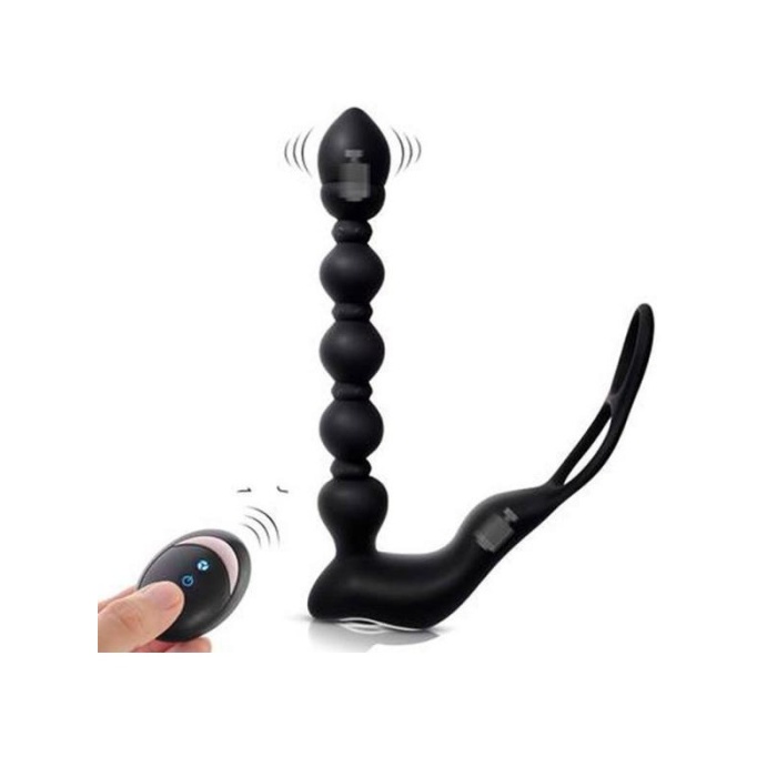 Isıtmalı Penis Halkalı Anal Prostat Vibratör