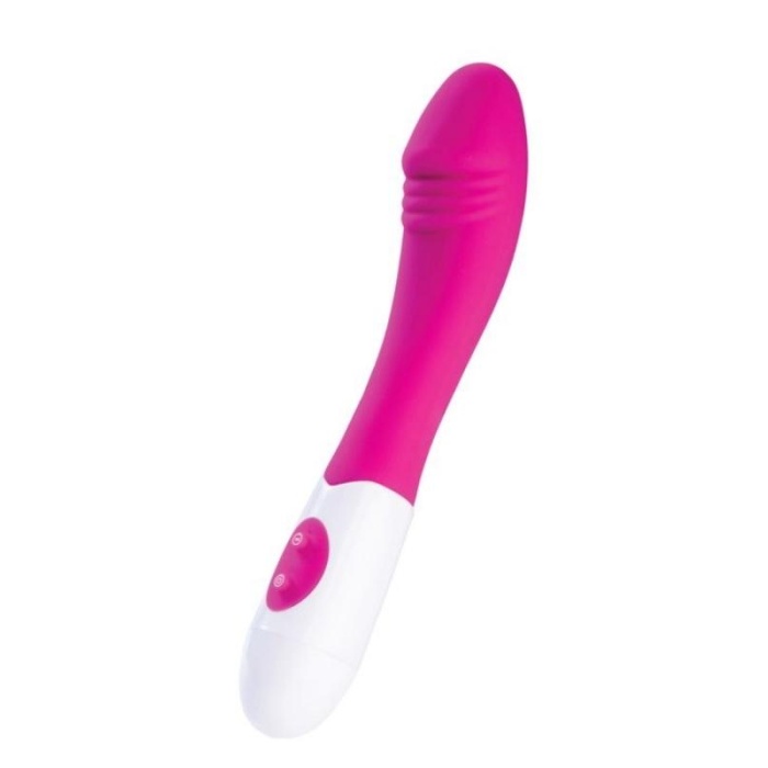 Una Vibratör Silikon Pembe 19.8 Cm