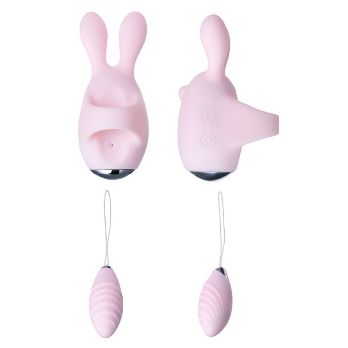 Jos Vita Titreşimli Vajınal Set Pembe 8.5 Ve 8 Cm Vibratör