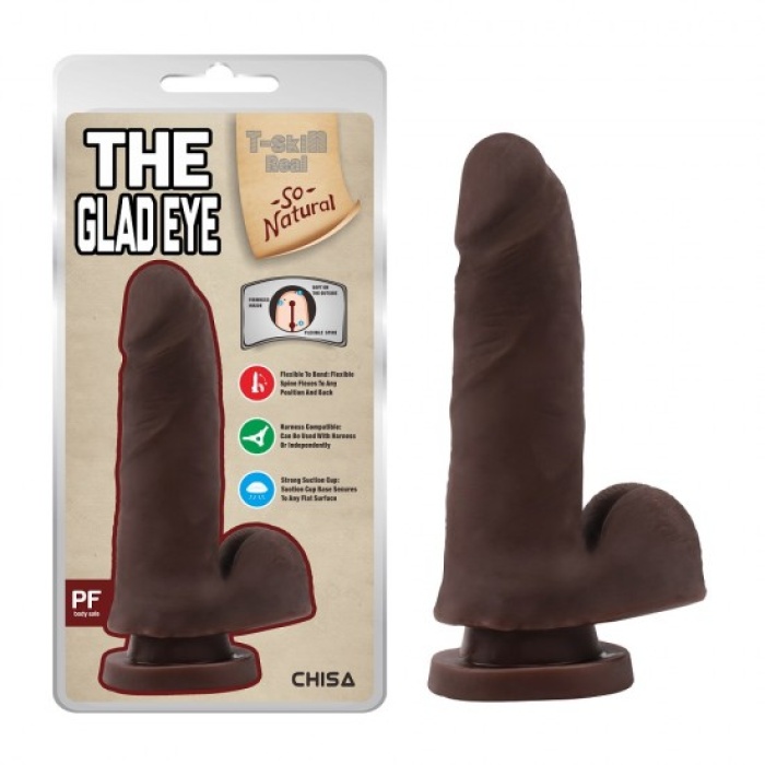 The Glad Eye Kıkırdaklı Gerçekçi Dildo 15 Cm Zenci