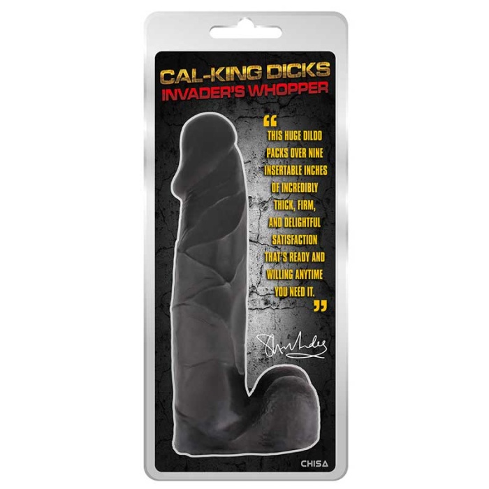 CalKing Dicks InvaderS Whopper Büyük Dildo 36.1 Cm Zenci