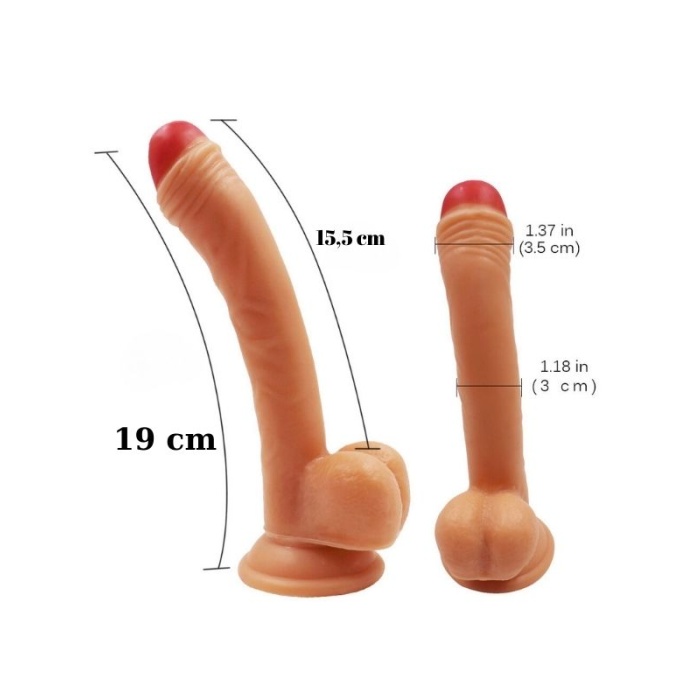 19 Cm Realistik Dildo