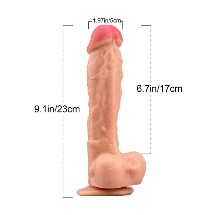 Sex Shop 23 Cm Realistik Dildo