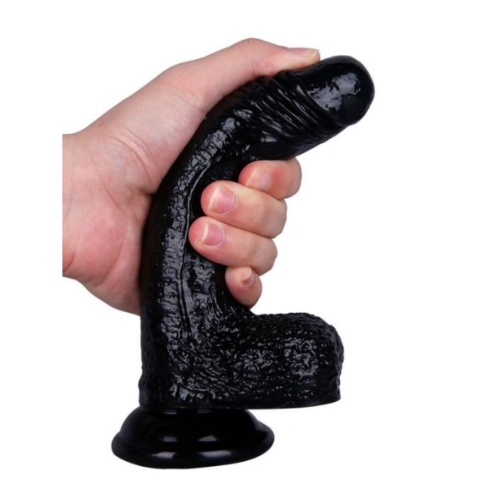 18 Cm Sex Shop Siyah Dildo