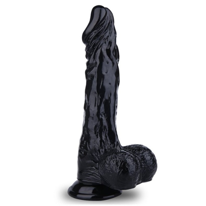 Sex Shop İstanbul 25.1 Cm Siyah Dildo