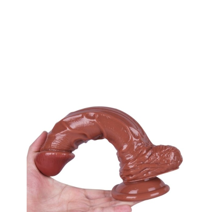 21 Cm Kahverengi Özel Penis Dildo