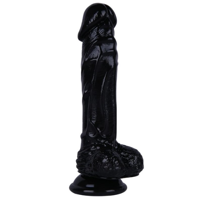 21 Cm Sex Shop Siyah Dildo