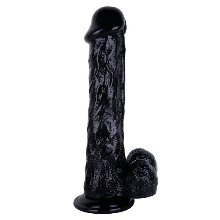 30 Cm Sex Shop Siyah Dildo