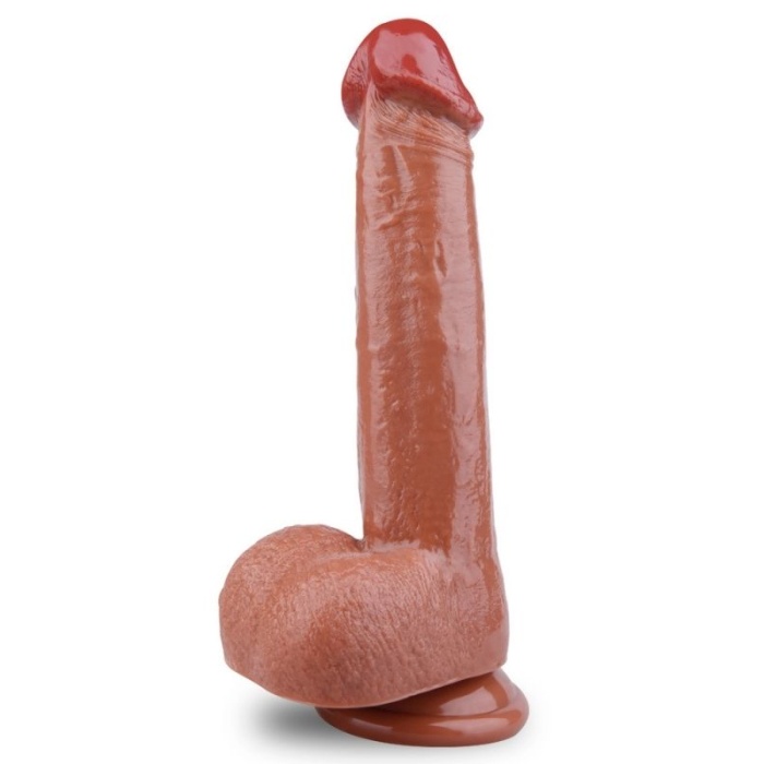 24 Cm Sex Shop Kahverengi Dildo