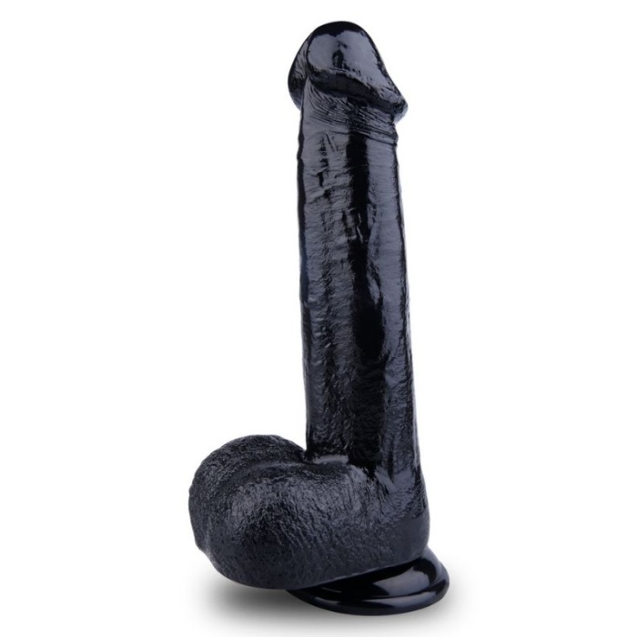 Sex Shop İstanbul 24 Cm Siyah Dildo