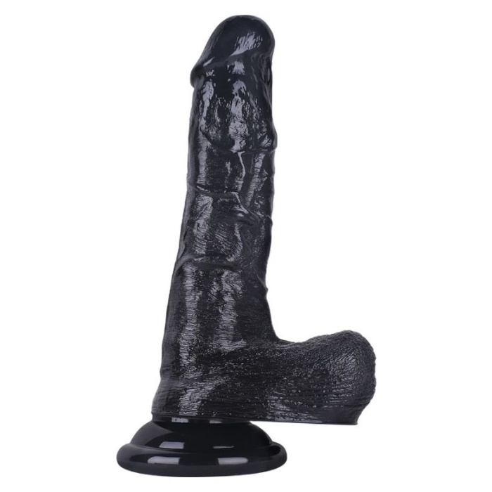 İstanbul Sex Shop 20.5 Cm Siyah Dildo