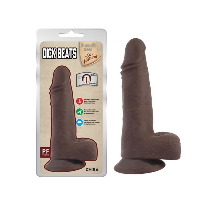 Dick Beats Melez 18 Cm Kıkırdaklı Gerçekçi Dildo