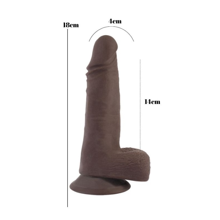 Dick Beats Melez 18 Cm Kıkırdaklı Gerçekçi Dildo