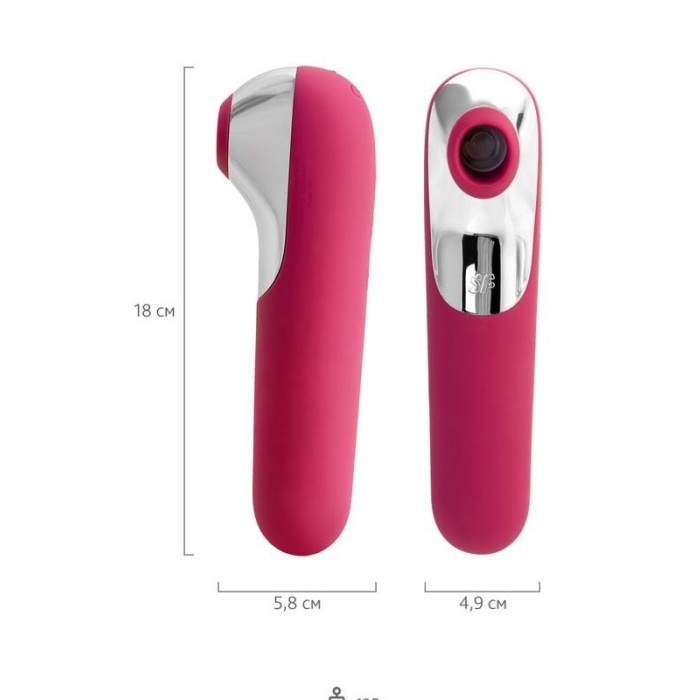 Dual Love Pink Telefon Kontrollü Klitoral Uyarıcı Vibratör